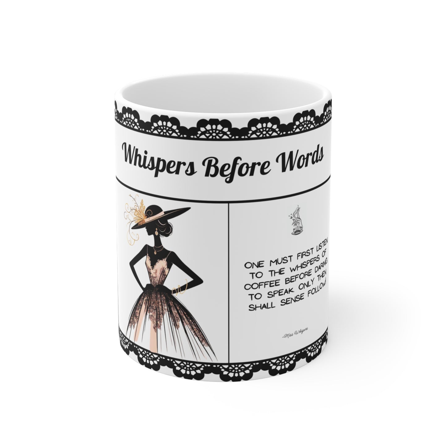 Whispers Before Words - 11 oz Coffee Cup